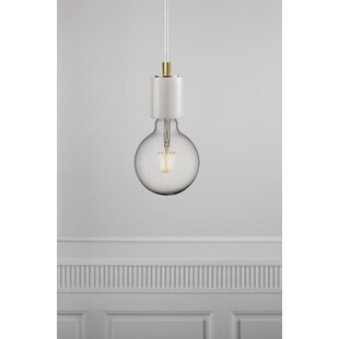 Lampa wisząca "żarówka" na kablu Siv 6 Biała marki Nordlux
