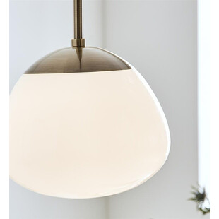 Lampa wisząca Rise Markslojd | Szklana, biała, E27