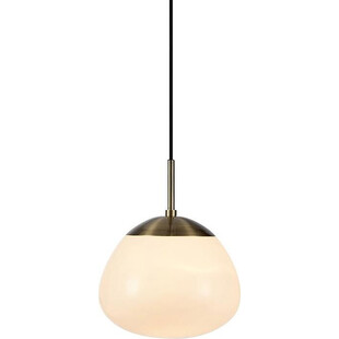 Lampa wisząca Rise Markslojd | Szklana, biała, E27