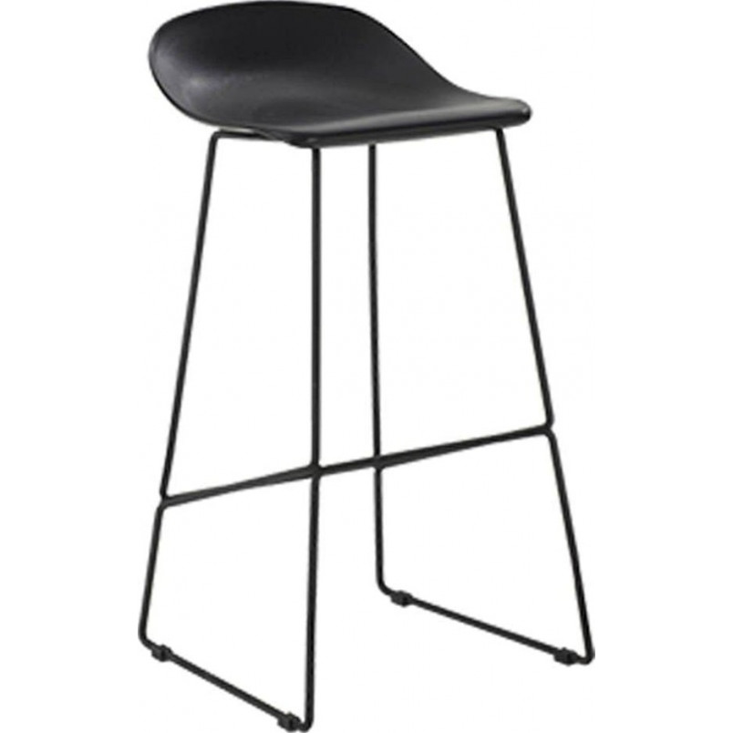 Stołek barowy Dot Bar Low Moos Home - Czarny | Kup online
