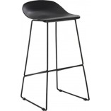 Stołek barowy Dot Bar Low Moos Home - Czarny | Kup online