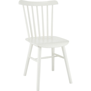 Krzesło drewniane Stick białe Moos Home | Elegancki Design