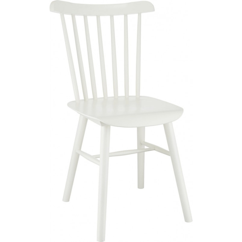 Krzesło drewniane Stick białe Moos Home | Elegancki Design