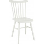 Krzesło drewniane Stick białe Moos Home | Elegancki Design