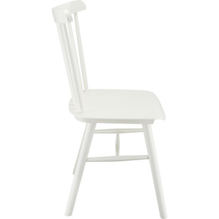 Krzesło drewniane Stick białe Moos Home | Elegancki Design