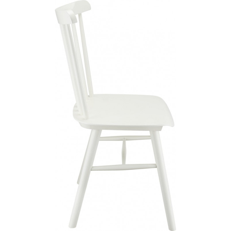 Krzesło drewniane Stick białe Moos Home | Elegancki Design