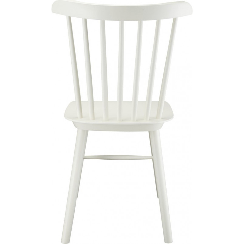 Krzesło drewniane Stick białe Moos Home | Elegancki Design