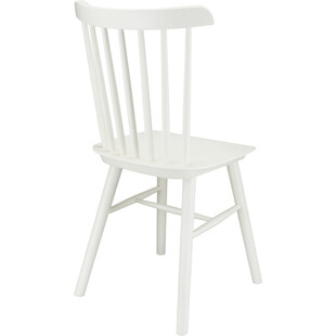 Krzesło drewniane Stick białe Moos Home | Elegancki Design
