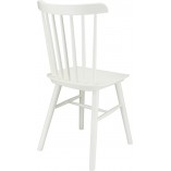 Krzesło drewniane Stick białe Moos Home | Elegancki Design