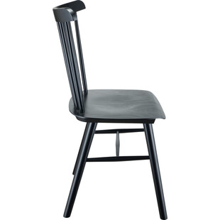 Krzesło drewniane Stick czarne | Moos Home - Komfort i styl
