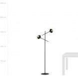 Lampa podłogowa Emibig Linear Stripe - Szklane Kule | Kup Teraz