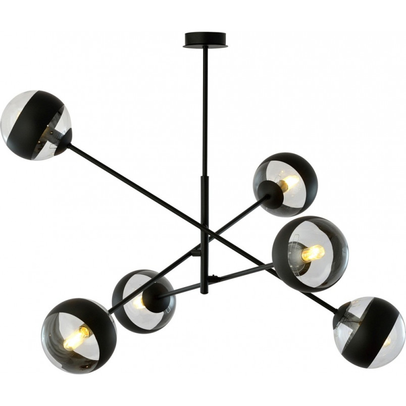 Lampa sufitowa Emibig Linear Stripe VI | Szkło, 6 punktów