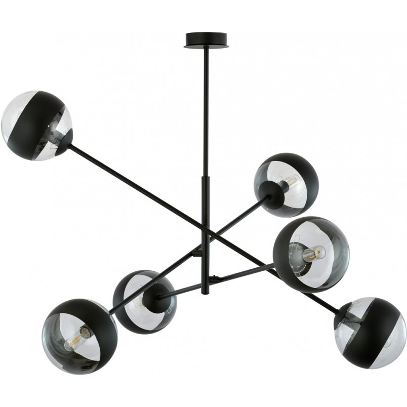 Lampa sufitowa Emibig Linear Stripe VI | Szkło, 6 punktów
