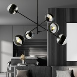 Lampa sufitowa Emibig Linear Stripe VI | Szkło, 6 punktów