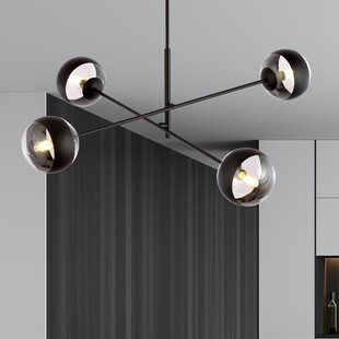 Lampa Sufitowa Emibig Linear Stripe IV | Szklane Kule