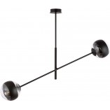 Lampa sufitowa Emibig Linear Stripe | 2 szklane kule