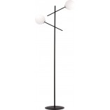 Lampa podłogowa Linear Emibig - Szklane kule, czarny
