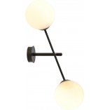 Lampa sufitowa Emibig Linear: Szklane kule, czarny - Kup online!