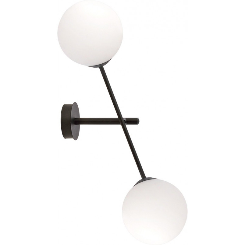 Lampa sufitowa Emibig Linear: Szklane kule, czarny - Kup online!