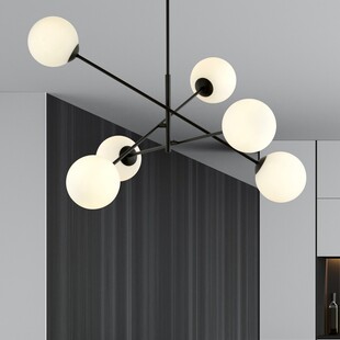 Lampa sufitowa Linear VI Emibig | Szklane kule, 102cm