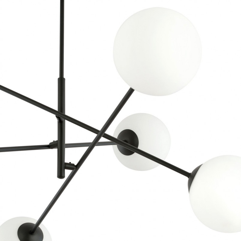Lampa sufitowa Linear VI Emibig | Szklane kule, 102cm