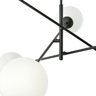 Lampa sufitowa Linear VI Emibig | Szklane kule, 102cm