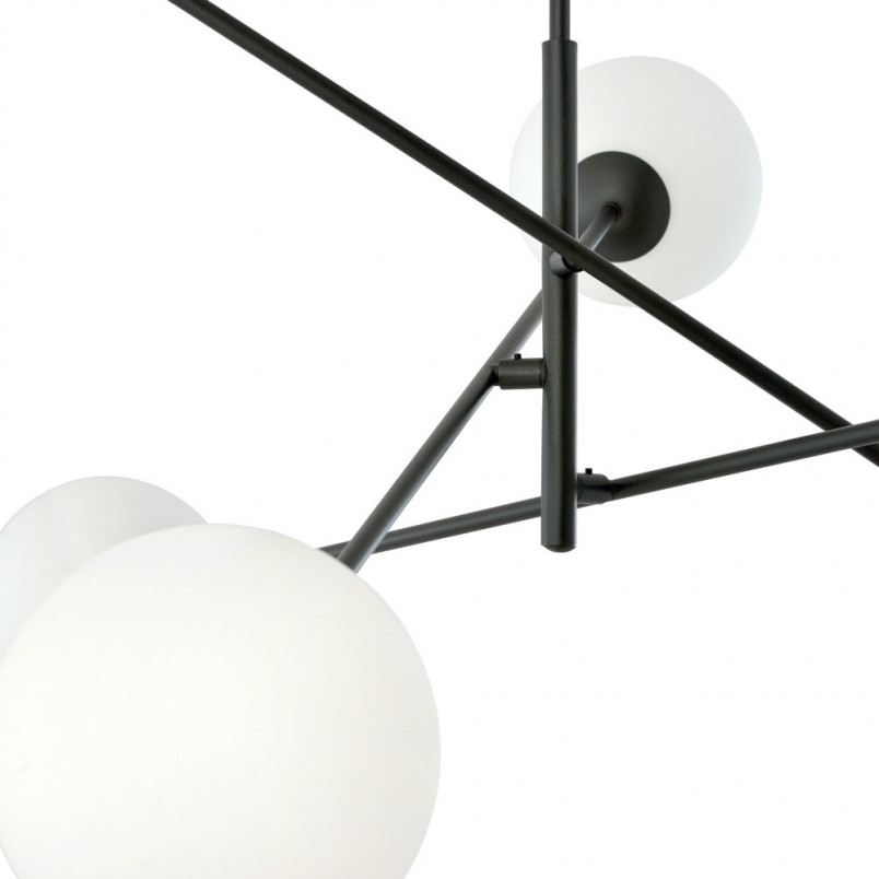 Lampa sufitowa Linear VI Emibig | Szklane kule, 102cm