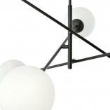 Lampa sufitowa Linear VI Emibig | Szklane kule, 102cm