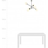 Lampa sufitowa Linear VI Emibig | Szklane kule, 102cm