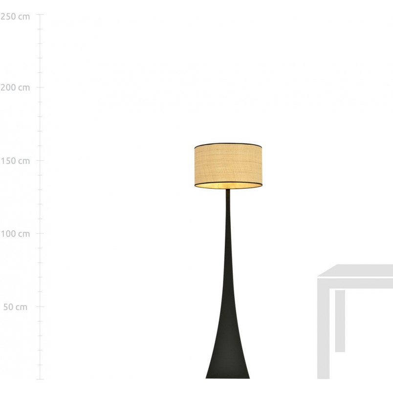 Lampa podłogowa Estrella rattan | Emibig - Skandynawski design
