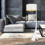 Lampa podłogowa Estrella biało-złota Emibig - Elegancki design
