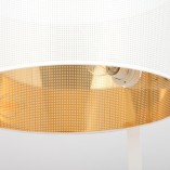 Lampa podłogowa Estrella biało-złota Emibig - Elegancki design