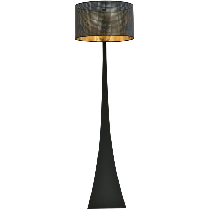 Lampa podłogowa Estrella czarno-złota | Emibig - Eleganckie oświetlenie