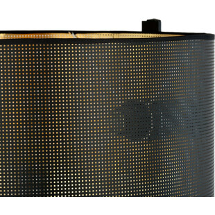 Lampa podłogowa Estrella czarno-złota | Emibig - Eleganckie oświetlenie