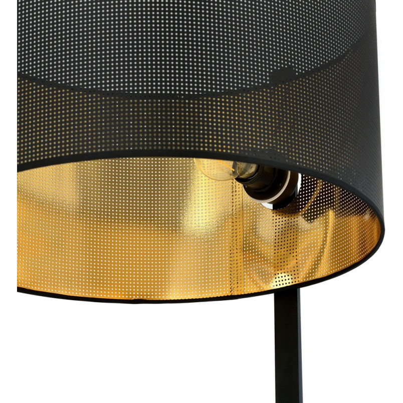 Lampa podłogowa Estrella czarno-złota | Emibig - Eleganckie oświetlenie