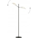 Lampa podłogowa Vene biało-czarna Emibig | Design i funkcjonalność