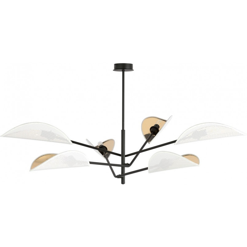 Lampa Sufitowa Vene VI | Biało-Złota | Emibig