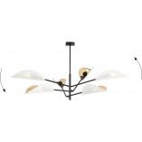 Lampa Sufitowa Vene VI | Biało-Złota | Emibig