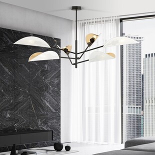 Lampa Sufitowa Vene VI | Biało-Złota | Emibig
