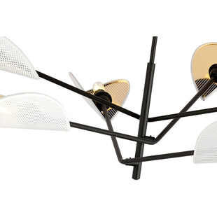 Lampa Sufitowa Vene VI | Biało-Złota | Emibig