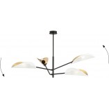 Lampa Sufitowa Vene IV | Biało-Złota | Emibig - Kup Teraz!
