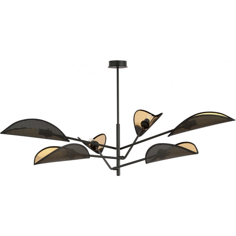 Lampa Sufitowa Vene VI Czarno-Złota | Emibig - Design i Jakość