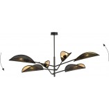 Lampa Sufitowa Vene VI Czarno-Złota | Emibig - Design i Jakość