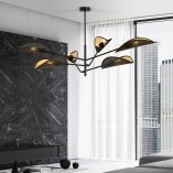 Lampa Sufitowa Vene VI Czarno-Złota | Emibig - Design i Jakość