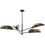 Lampa Sufitowa Vene IV Czarno-Złota | Emibig - Design i Jakość