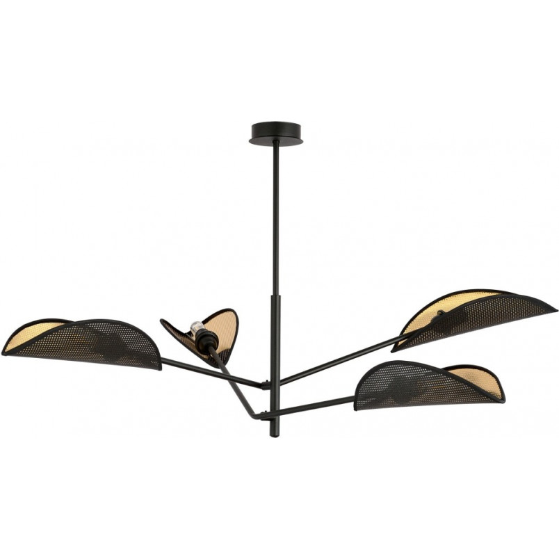Lampa Sufitowa Vene IV Czarno-Złota | Emibig - Design i Jakość
