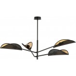 Lampa Sufitowa Vene IV Czarno-Złota | Emibig - Design i Jakość