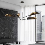 Lampa Sufitowa Vene IV Czarno-Złota | Emibig - Design i Jakość