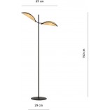Lampa podłogowa boho Vene Emibig | Odkryj ciepło i styl