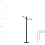 Lampa podłogowa boho Vene Emibig | Odkryj ciepło i styl